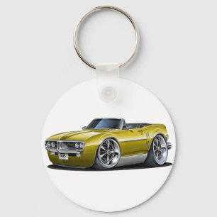 Firebird Goldkabriolett 1967 Schlüsselanhänger