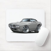 Firebird Grau-Schwarzes Spitzenauto 1969 Mousepad (Mit Mouse)