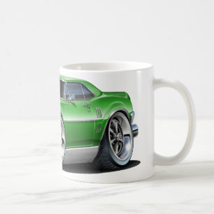 Firebird grünes Auto 1968 Kaffeetasse