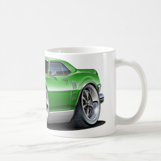 Firebird grünes Auto 1968 Kaffeetasse (Rechts)