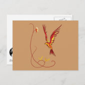 Firebird (Little Phoenix) Postkarte (Vorne/Hinten)