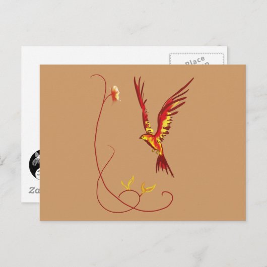 Firebird (Little Phoenix) Postkarte (Vorne/Hinten)