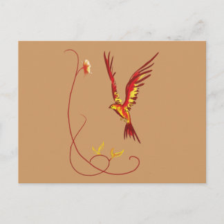 Firebird (Little Phoenix) Postkarte