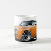 Firebird Orange-Schwarzes Spitzenauto 1969 Kaffeetasse (Mittel)