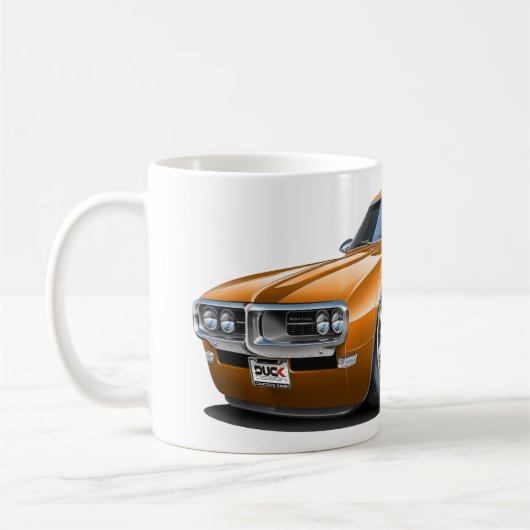 Firebird Orangen-Auto 1968 Kaffeetasse (Links)