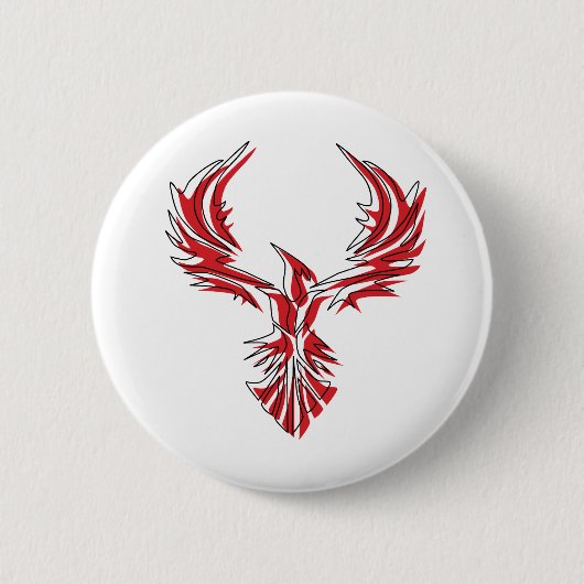 Firebird - Phoenix Button (Vorderseite)