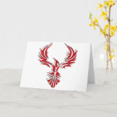 Firebird - Phoenix Karte (Gelbe Blume)