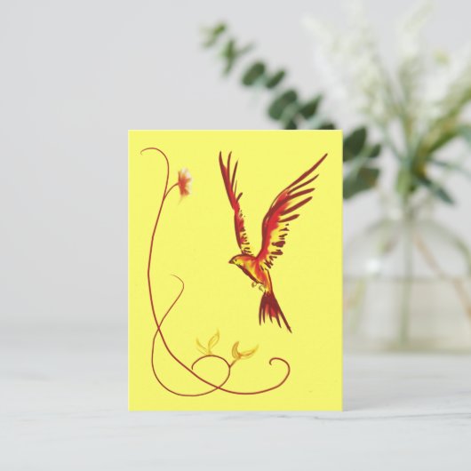 Firebird Postkarte (Stehend Vorderseite)