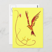 Firebird Postkarte (Vorne/Hinten)