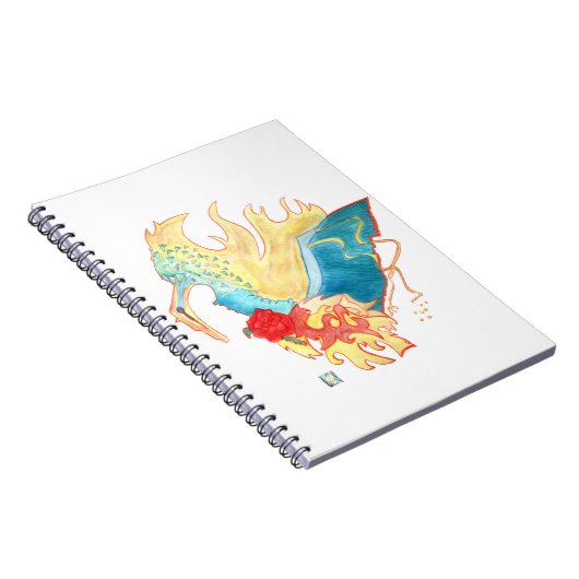 Firebird Risen Iphone Case SE Notizblock (Rechte Seite)