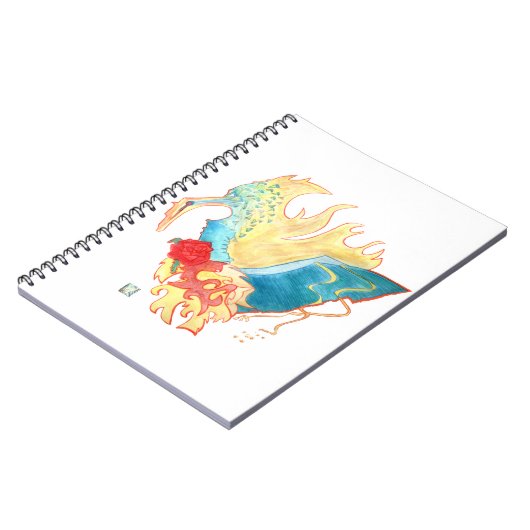 Firebird Risen Iphone Case SE Notizblock (Linke Seite)