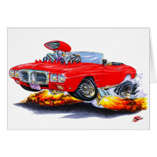 Firebird rotes Kabriolett 1969