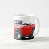 Firebird rotes Kabriolett 1969 Kaffeetasse (VorderseiteRechts)