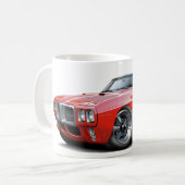 Firebird rotes Kabriolett 1969 Kaffeetasse (Vorderseite Links)