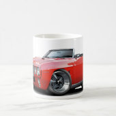 Firebird rotes Kabriolett 1969 Kaffeetasse (Mittel)