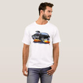 Firebird schwarzes Auto 1969 T-Shirt (Vorne ganz)