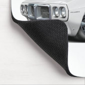 Firebird Weiß-Auto 1969 Mousepad (Ecke)