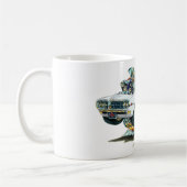 Firebird Weiß-Schwarze Spitze 1967-68 Kaffeetasse (Links)