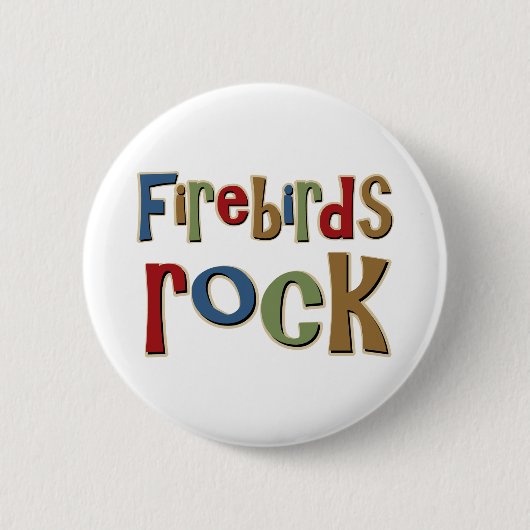 Firebirds Felsen Button (Vorderseite)