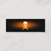 Fireblock Monogramm - G Mini Visitenkarte (Rückseite)