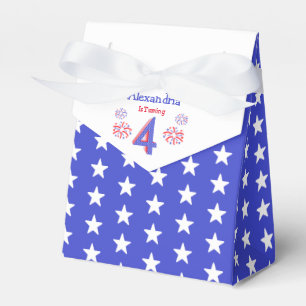Firecracker 4. Geburtstag Geschenkschachtel