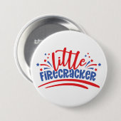Firecracker 4. Juli Button (Vorne & Hinten)