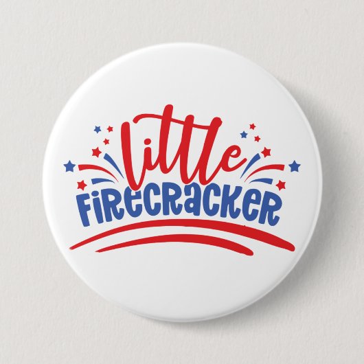 Firecracker 4. Juli Button (Vorderseite)