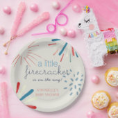 Firecracker 4. Juli Fireworks Baby Shower Pappteller (Party)