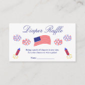 Firecracker Babyduschmaschine Windelwaschkarte Begleitkarte (Vorderseite)