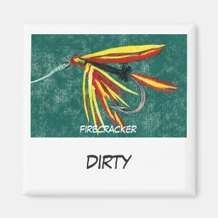 "Firecracker" Dish Washer Status Magnet