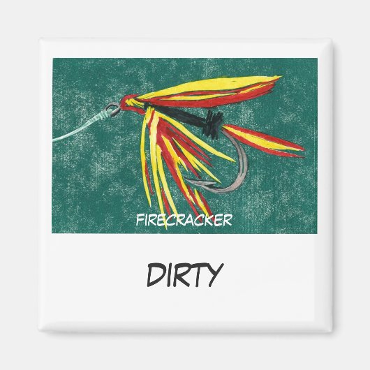 "Firecracker" Dish Washer Status Magnet (Vorne)