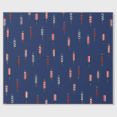 Firecracker Festivals 4. Juli Geschenkpapier (Flach)
