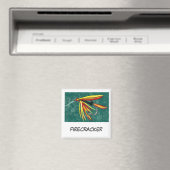"Firecracker" Fishing Art Magnet (In Situ (Geschirrspüler))