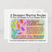 Firecracker Ice Cream Martini Rezept Karte (Vorne/Hinten)