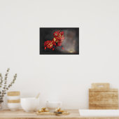 Firecracker Illustration der chinesischen Löwentän Poster (Küche)