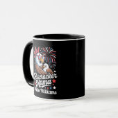 Firecracker Mama 4. Juli Matching Family Tasse (Vorderseite Links)