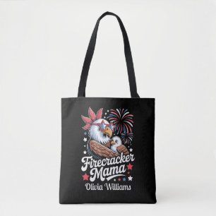 Firecracker Mama 4. Juli passende Familie Tasche