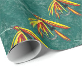 "Firecracker"-Papier für Trout Fly Wrapping Geschenkpapier (Rolleneckpunkt)