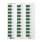 Firecracker Trout Fly Return Address Label (Vorne)