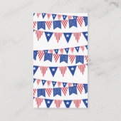 Firecracker unterwegs! Babydusche am 4. Juli Begleitkarte (Rückseite)