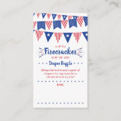 Firecracker unterwegs! Babydusche am 4. Juli Begleitkarte (Vorderseite)