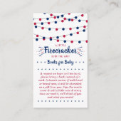 Firecracker unterwegs! Babydusche am 4. Juli Begleitkarte (Vorderseite)
