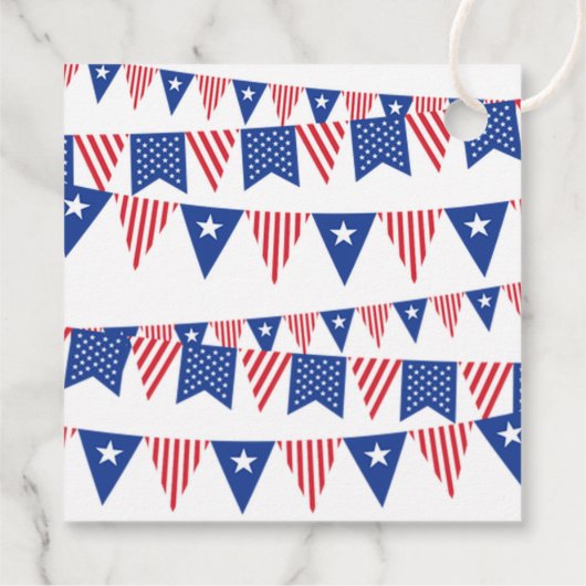 Firecracker unterwegs! Babydusche am 4. Juli Geschenkanhänger (Rückseite)