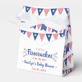 Firecracker unterwegs! Babydusche am 4. Juli Geschenkschachtel (Vorderseite)