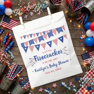 Firecracker unterwegs! Babydusche am 4. Juli Geschenktütchen