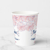 Firecracker unterwegs! Babydusche am 4. Juli Pappbecher (Rechts)