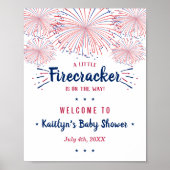 Firecracker unterwegs! Babydusche am 4. Juli Poster (Vorne)