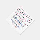 Firecracker unterwegs! Babydusche am 4. Juli Serviette (Ecke)