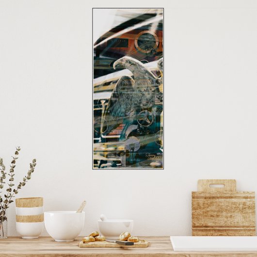 Fired Eagle 1 Poster (Küche)