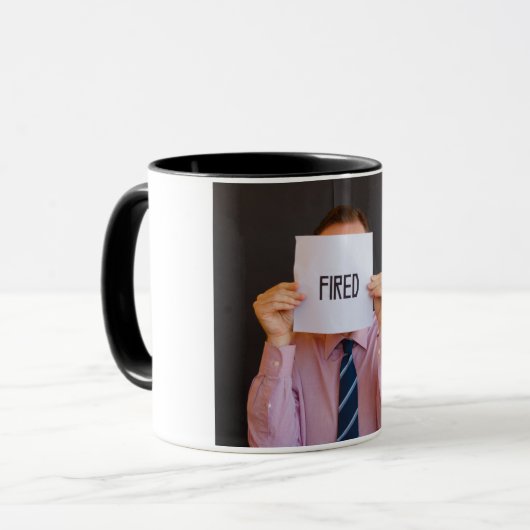 FIRED MAN AUF TASSE (Vorderseite Links)